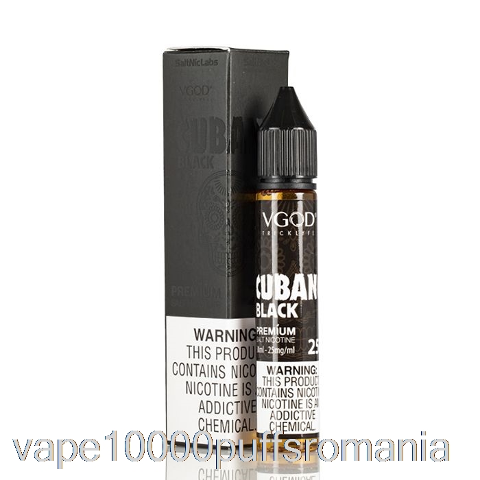 Vape Romania Cubano Negru - Vgod Saltnic - 30ml 50mg